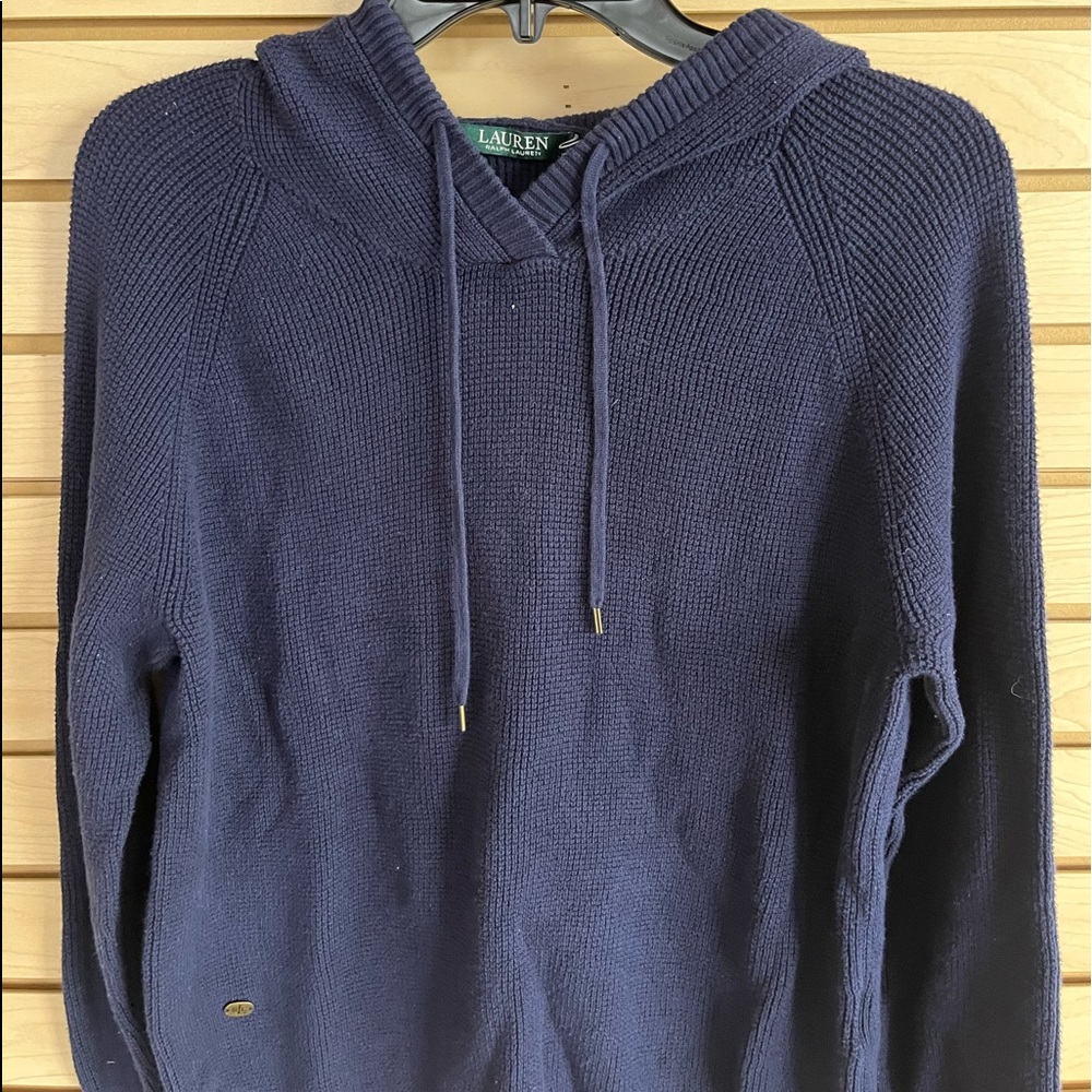 Lauren Ralph Lauren Women's Hooded Sweater Medium L